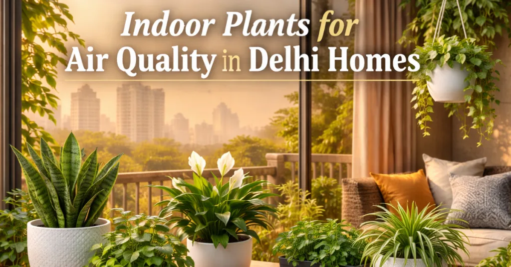 Indoor Plants for Air Quality in Delhi Homes