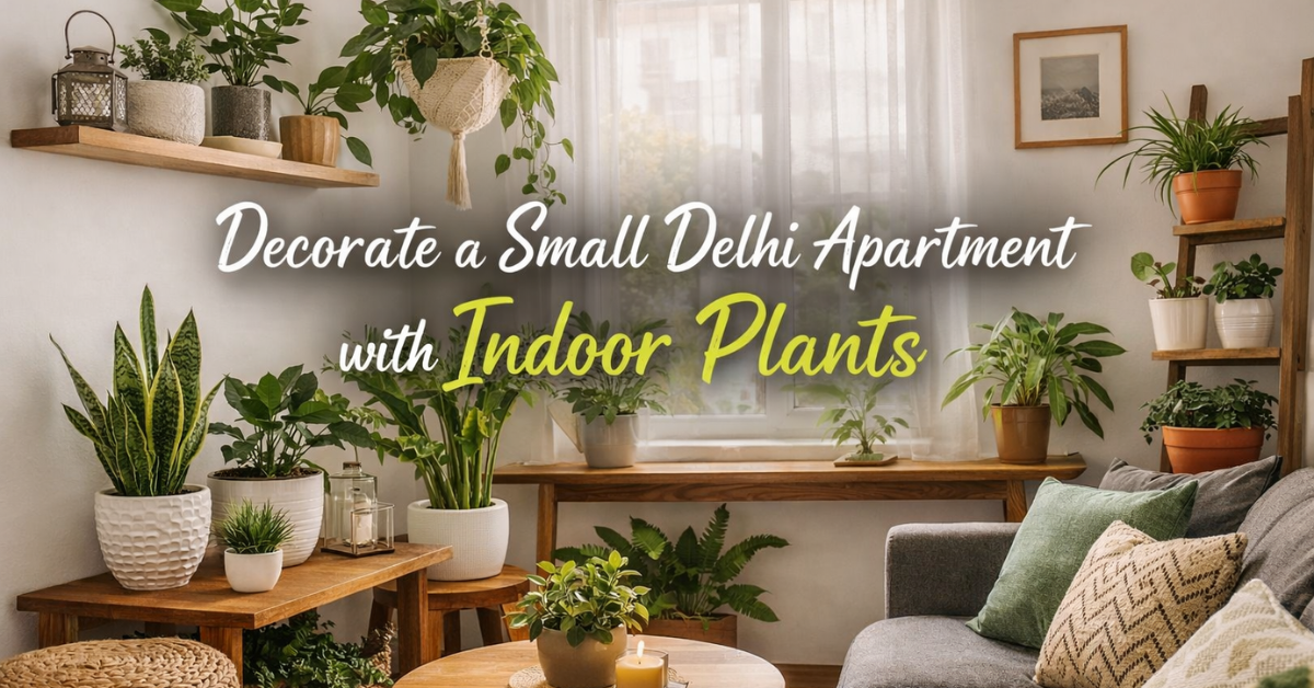 Decorate a Small Delhi Apartment with Indoor Plants