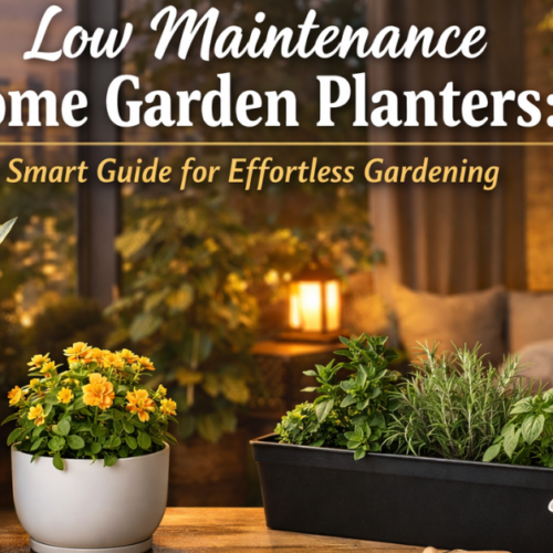 Low Maintenance Home Garden Planters: A Smart Guide for Effortless Gardening