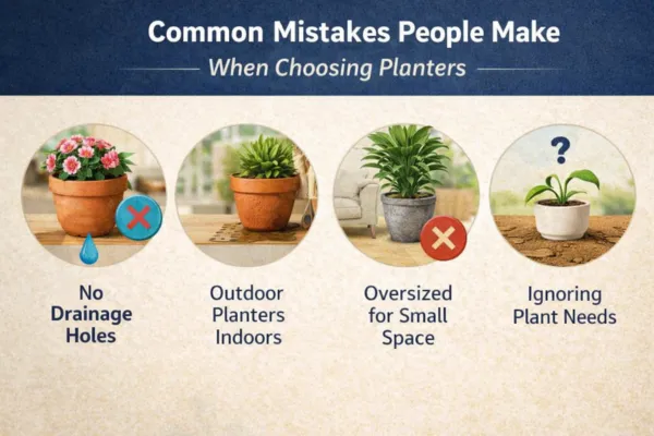 Common Mistakes People Make When Choosing Planters