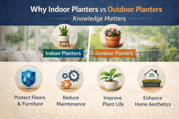 Why Indoor Planters vs Outdoor Planters Knowledge Matters