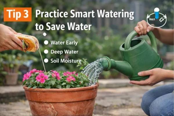 How to save water in gardening