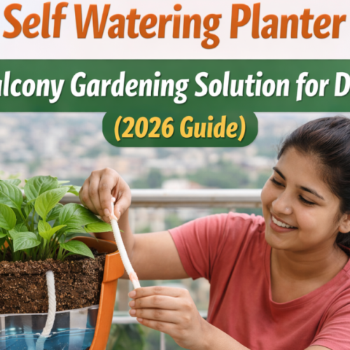 DIY Self Watering Planter India: Smart Balcony Gardening Solution for Delhi Homes (2026 Guide)