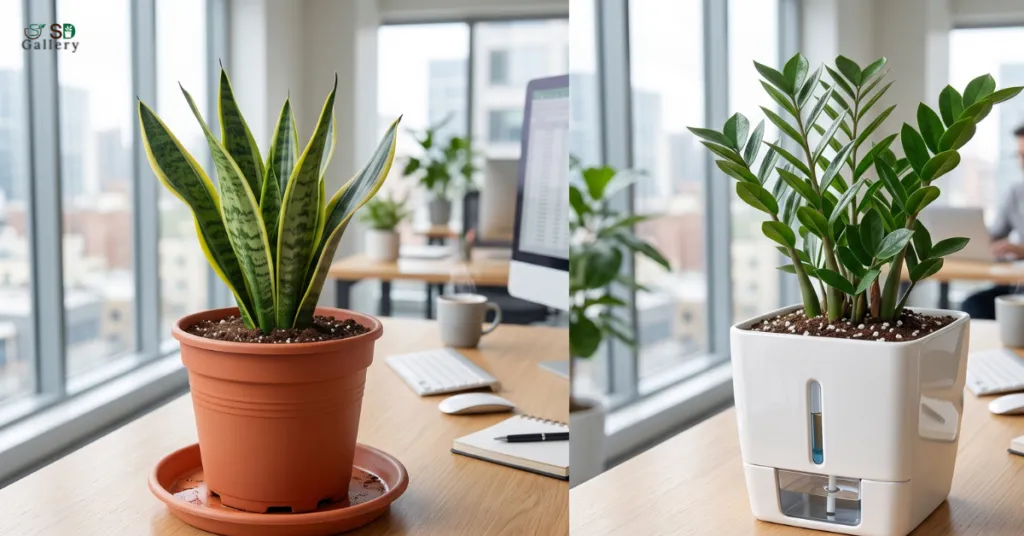 Plastic Pots with Drainage Tray vs Self-Watering Pots