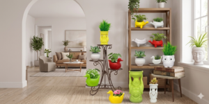 cute animal and decorative shape plastic pots for festive gifting