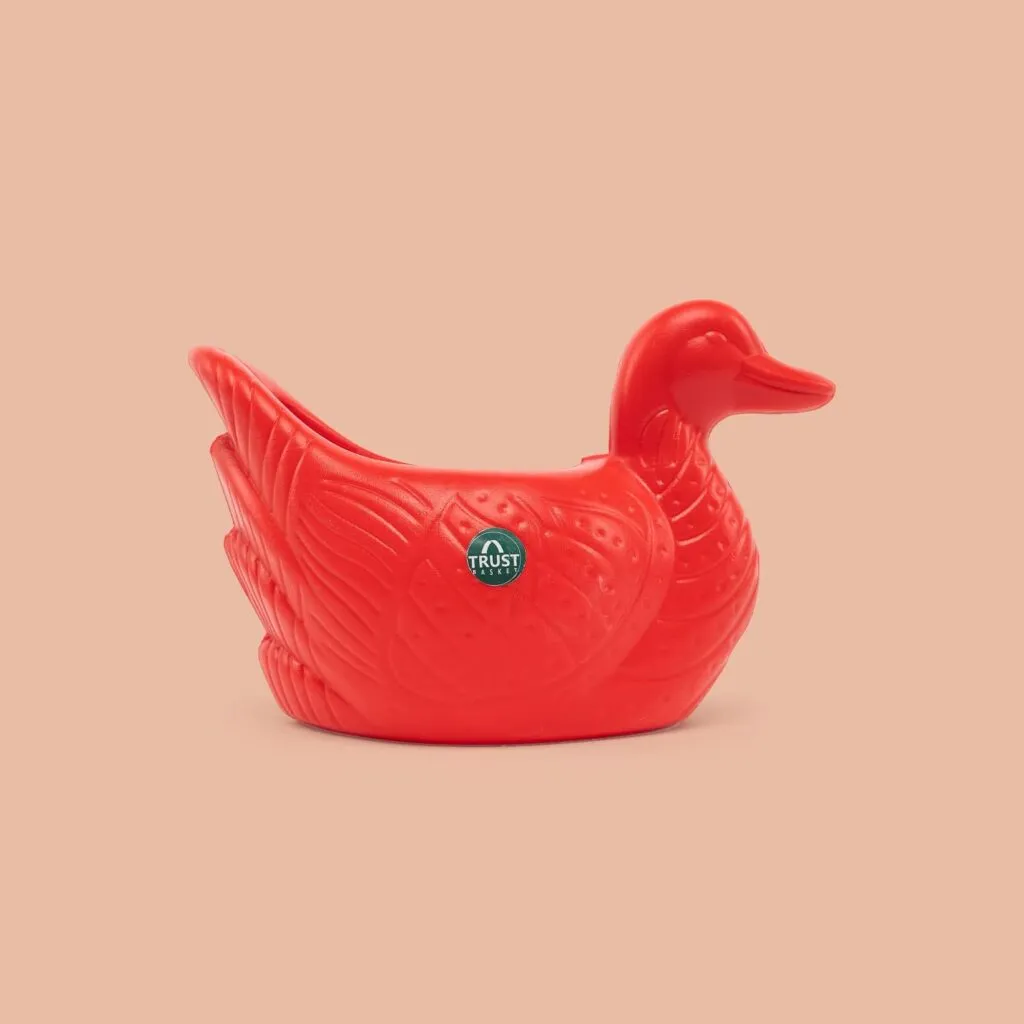 Duck shape plastic planter pot