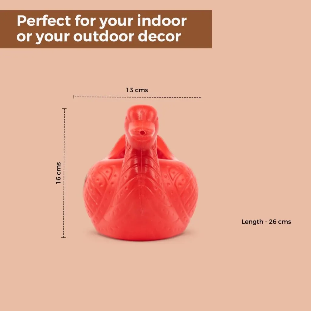 Duck shape plastic planter pot