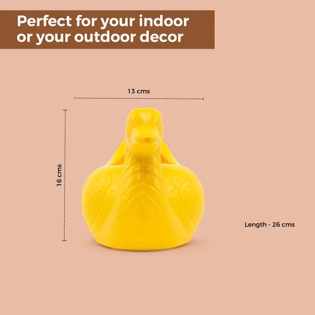 Duck shape plastic planter pot