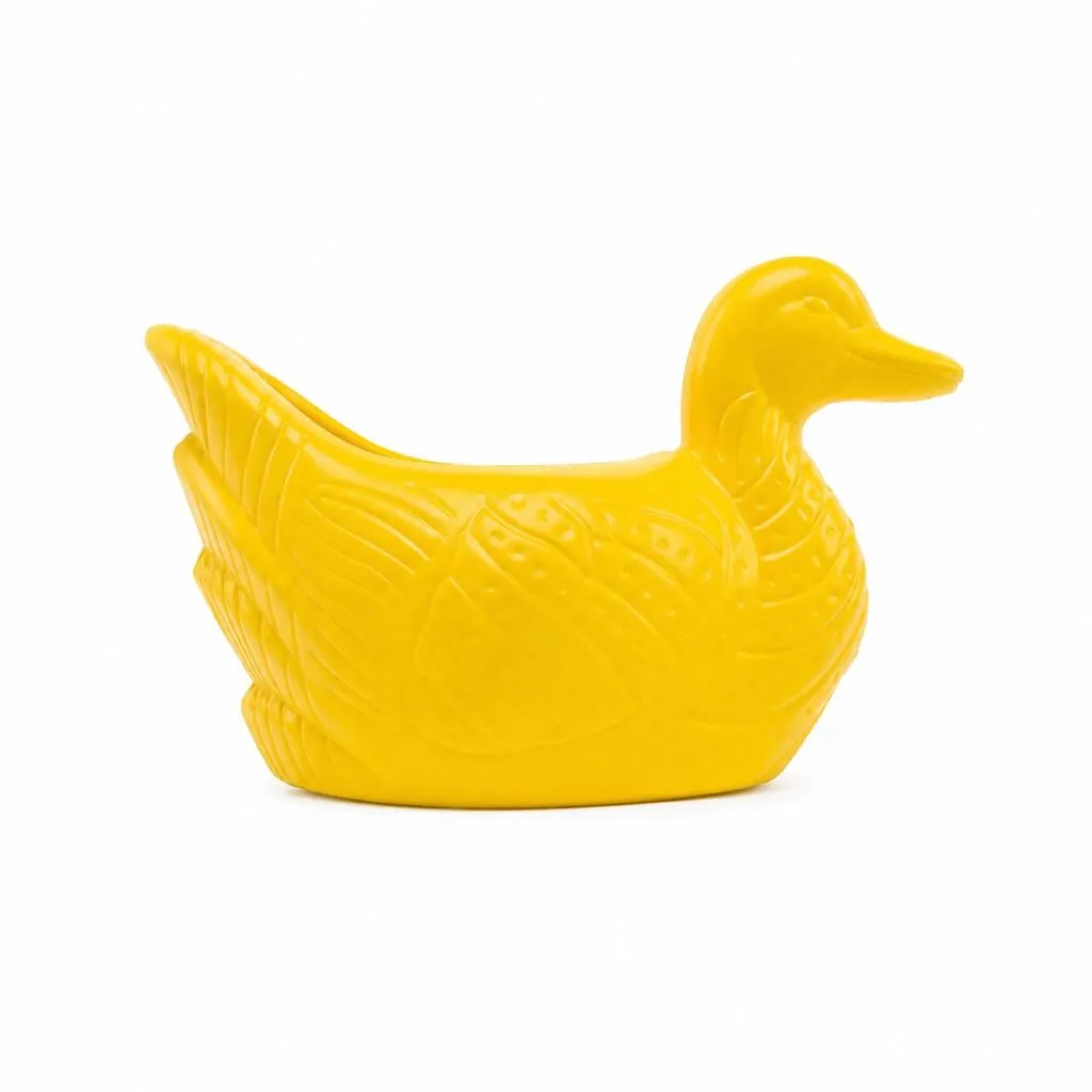 Duck shape plastic planter pot