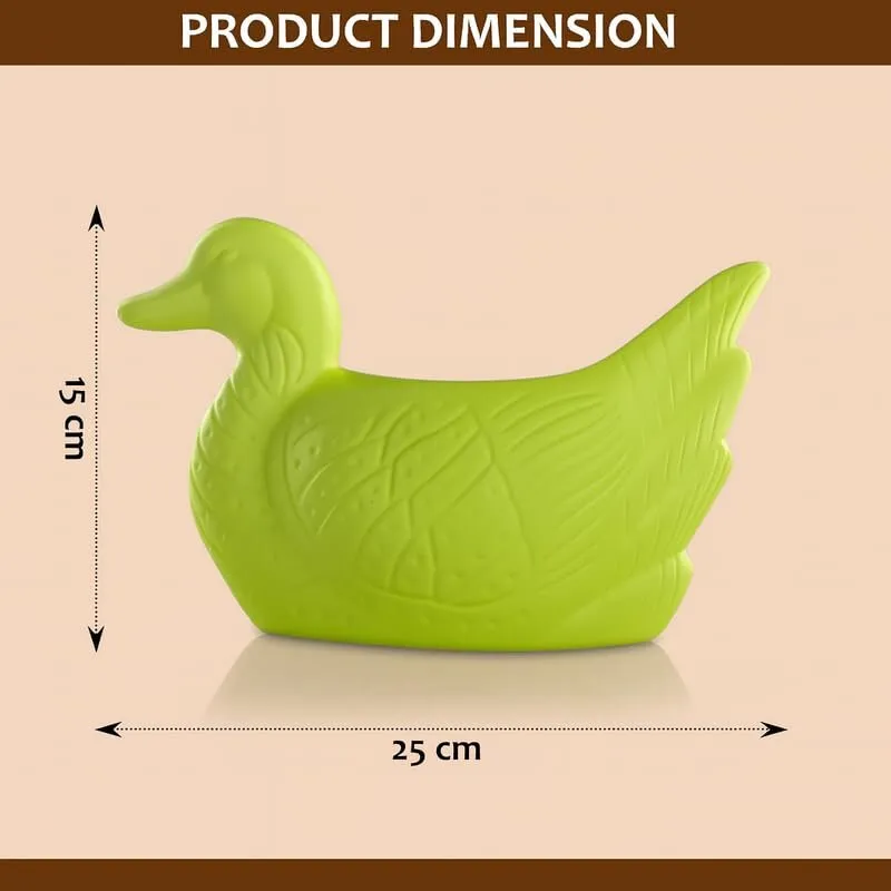 Duck shape plastic planter pot