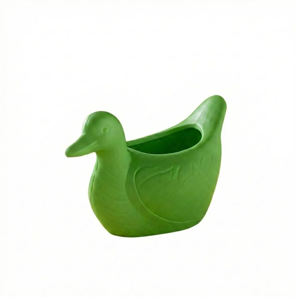 Duck shape plastic planter pot