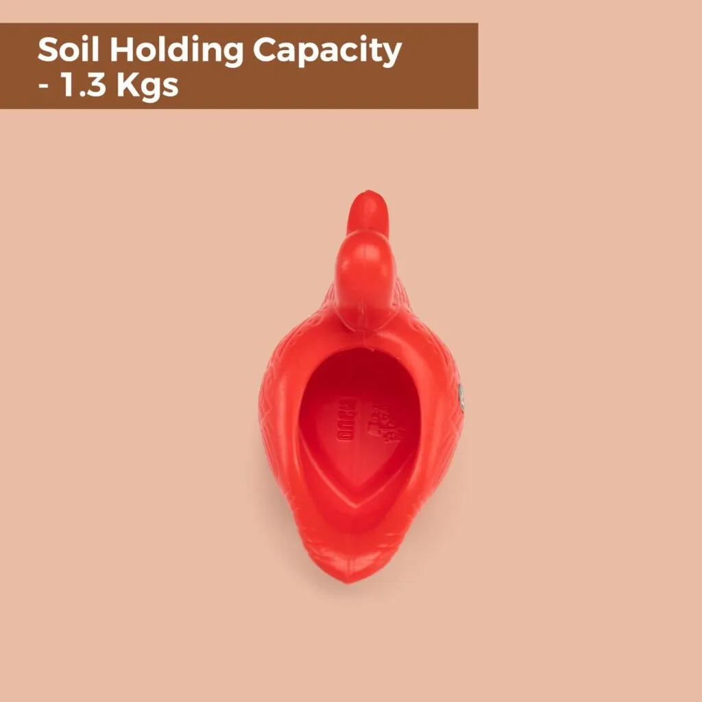 Duck shape plastic planter pot