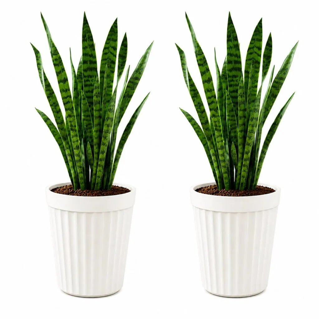 14 inch white Eiffel tower plastic flower pot