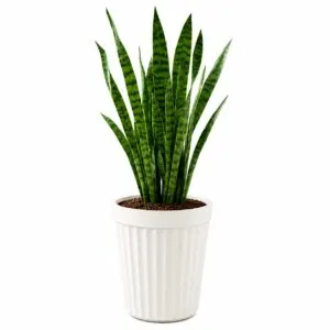 14 Inch White Eiffel Tower Plastic Flower Pot for Home Decor