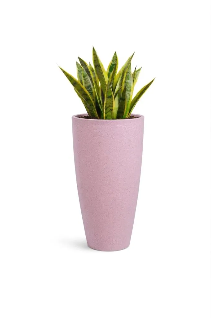 18 inch marble pink plastic flower pot