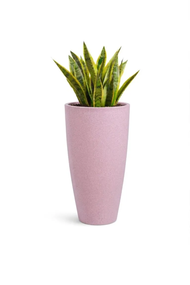 18 inch marble pink plastic flower pot