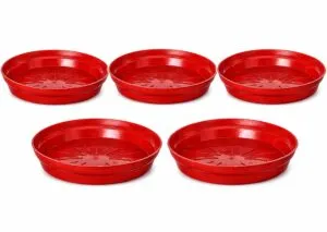 10 Inch Terracotta Plastic Pot Tray Saucer for Flower Pots